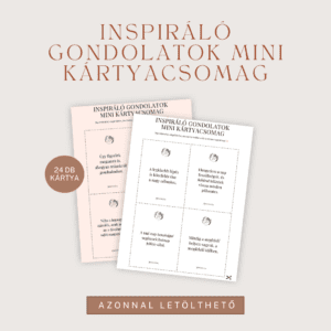 inspiráló gondolatok motivációs kártya