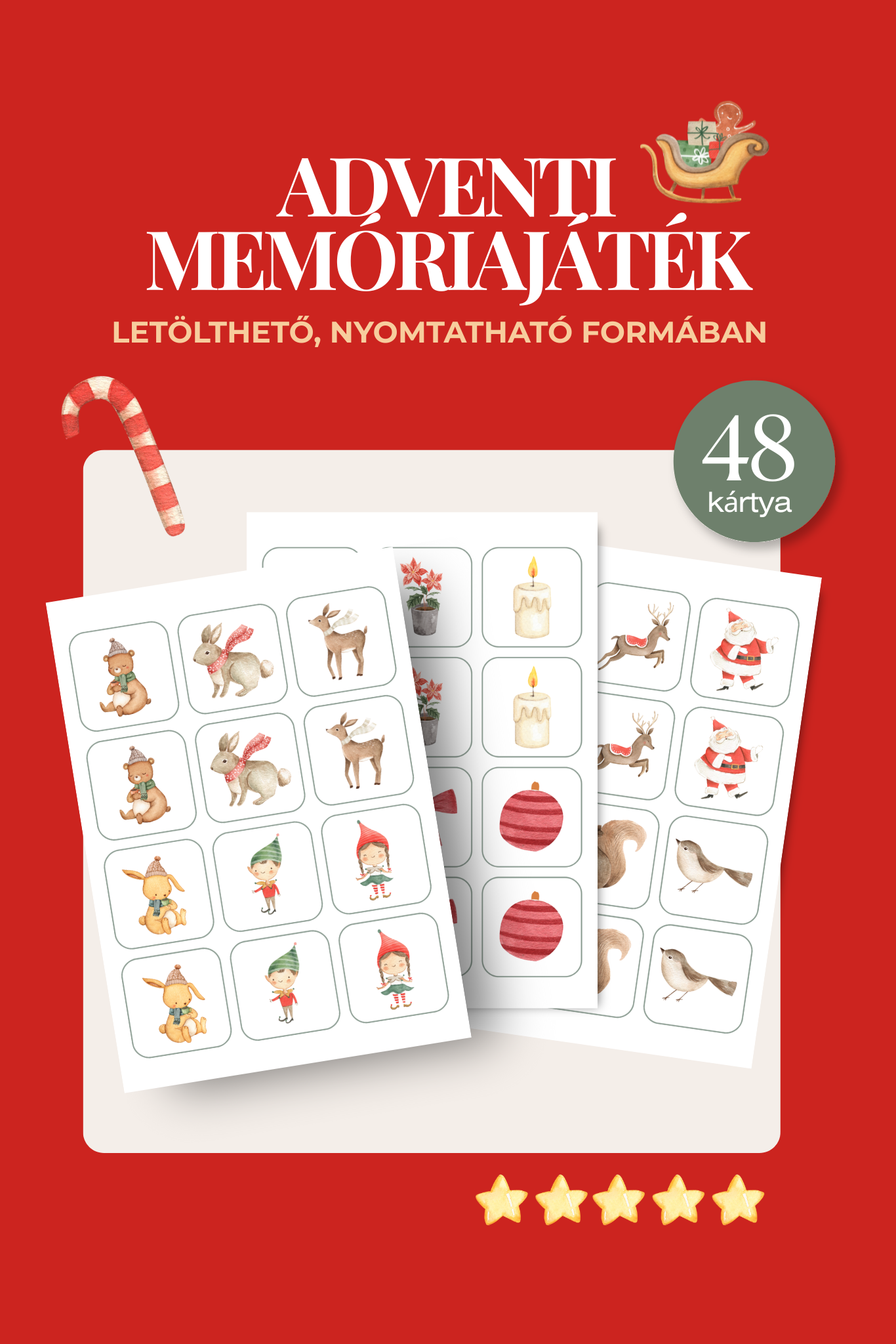 mesés advent memóriajáték