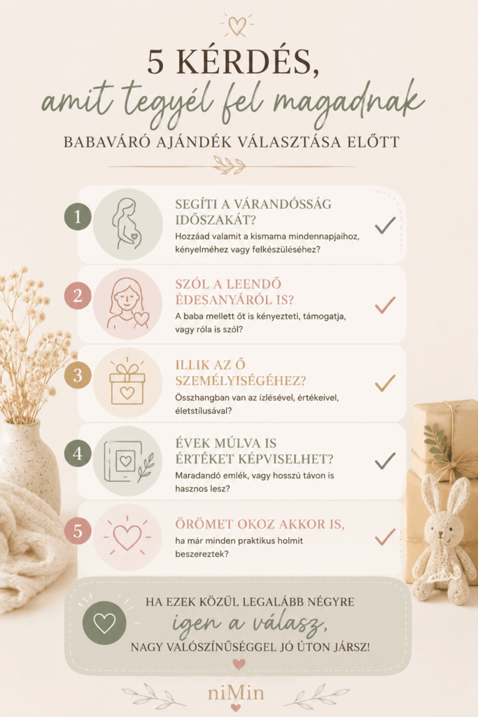 5 kérdés babaváró ajándék vásárlása előtt