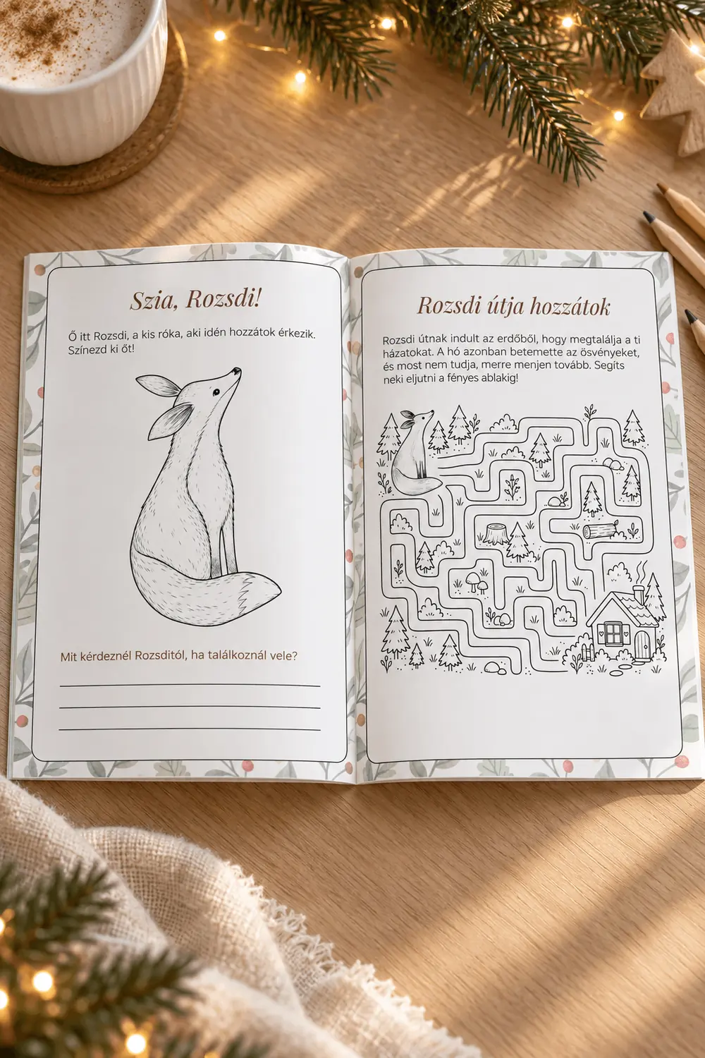 A Mesés Advent kreatív ünnepi foglalkoztató borítója